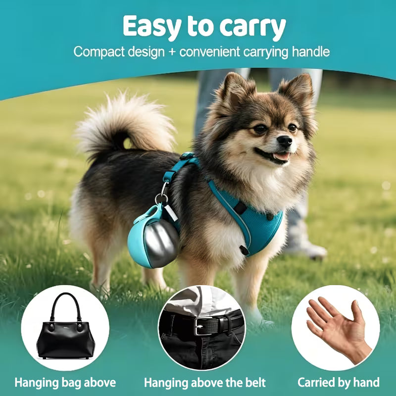 BibePaw - Biberón para mascotas de acero inoxidable