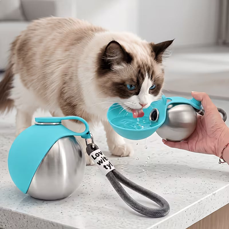 BibePaw - Biberón para mascotas de acero inoxidable